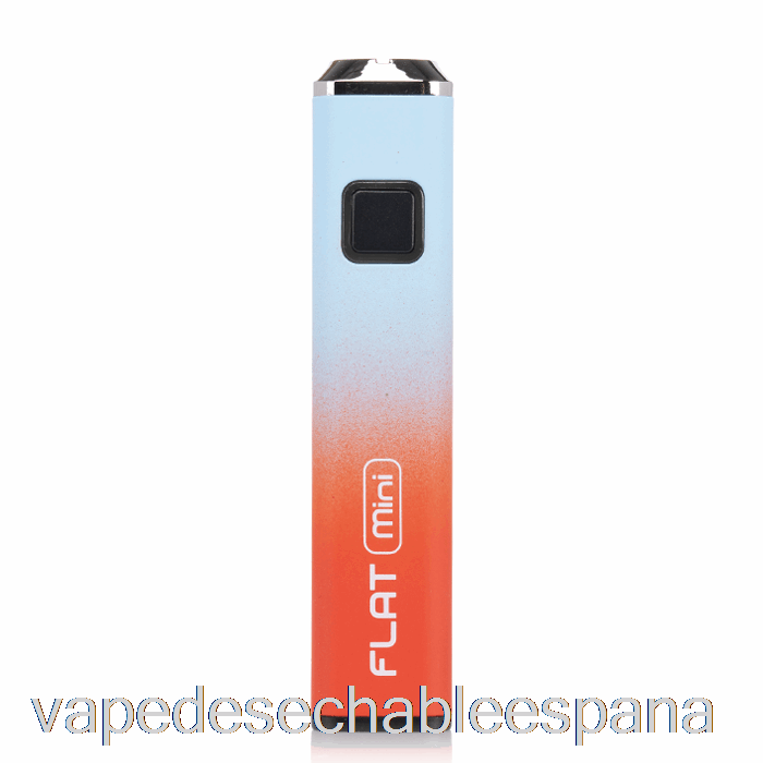 Vape Desechable España Yocan Flat Mini 400mah Batería Rojo Verde Azulado